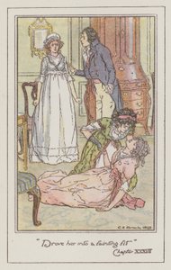 Illustrazione per Ragione e Sentimento di Jane Austen da Charles Edmund Brock