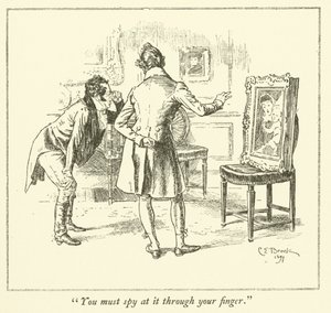 Illustrazione per The Essays of Elia di Charles Lamb da Charles Edmund Brock