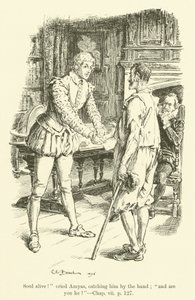 Illustrazione per Westward Ho! di Charles Kingsley (incisione) da Charles Edmund Brock
