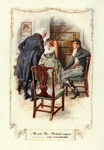 La sorpresa del signor e della signora Morland era considerevole (illustrazione) da Charles Edmund Brock