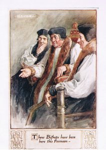 Tre vescovi sono stati qui questa mattina da Charles Edmund Brock