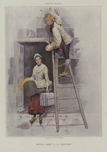 Attenzione alla Vernice! da Charles Edouard Delort
