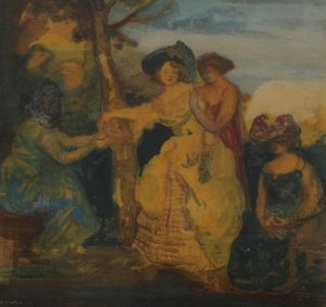 La Chiromante da Charles Edward Conder