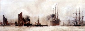 Sul Tamigi, Gravesend da Charles Edward Dixon