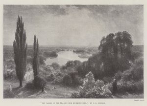 La valle del Tamigi da Richmond Hill da Charles Edward Johnson