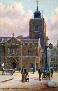 All-Hallows-by-the-Tower, Londra da Charles Edwin Flower