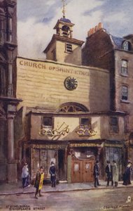 Chiesa di St Ethelburga, Bishopsgate Street, Londra da Charles Edwin Flower