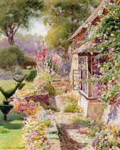 Giardino di Kings Manor a East Hendred, Oxon da Charles Edwin Flower