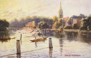 Fiume Tamigi: Great Marlow da Charles Edwin Flower