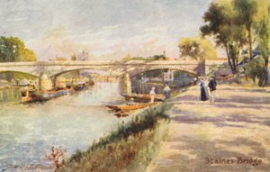 Fiume Tamigi: Ponte di Staines da Charles Edwin Flower