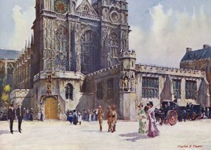 Abbazia di Westminster, dove re Edoardo VII e la regina Alessandra sono scesi