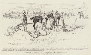 Il cavallo di Compton accampato a Kroonstad da Charles Edwin Fripp