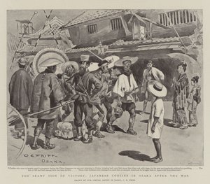 Il lato oscuro della vittoria, coolies giapponesi a Osaka dopo la guerra da Charles Edwin Fripp