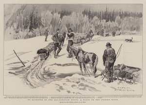 Verso Klondyke per la rotta tutta canadese, un blocco sul fiume Stikine