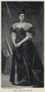 Mrs William Astor da Charles Emile Auguste Carolus Duran