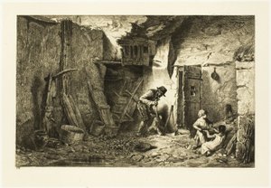 Cortile da Charles Emile Jacque