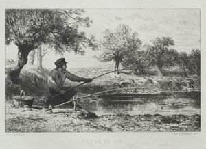 Pesca da Charles Emile Jacque