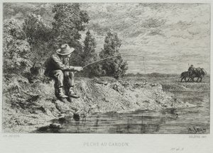 Pesca da Charles Emile Jacque