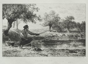 Pesca da Charles Emile Jacque