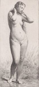 Giovane donna al bagno, 1866