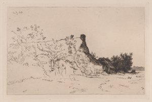 La Grande Chaumière Kercassier da Charles Emile Jacque