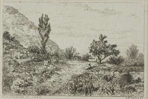 Paesaggio da Charles Emile Jacque
