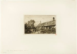 Paesaggio con casa contadina