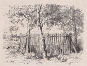 Parco per allievi, da Magasin Pittoresque da Charles Emile Jacque