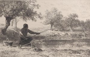Pêche au Vif da Charles Emile Jacque