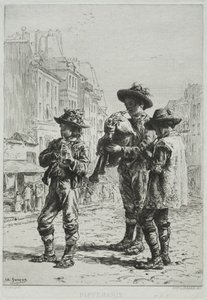 Pifferari da Charles Emile Jacque