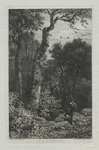 Caccia alla beccaccia da Charles Emile Jacque