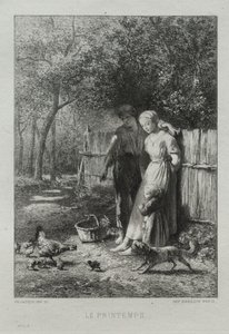 Primavera da Charles Emile Jacque