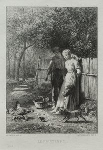 Primavera da Charles Emile Jacque