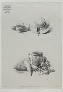 Natura morta da Charles Emile Jacque