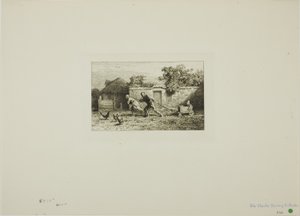 La carrozza da Charles Emile Jacque