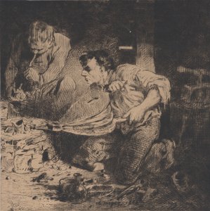 I falsari, 1843 da Charles Emile Jacque