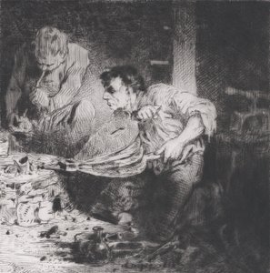 I falsari, 1843 da Charles Emile Jacque