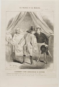 Il piacere di un consulto medico (piatto 11) da Charles Emile Jacque