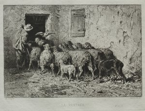 Il ritorno da Charles Emile Jacque