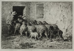 Il ritorno da Charles Emile Jacque
