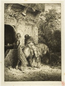 Il cavaliere da Charles Emile Jacque