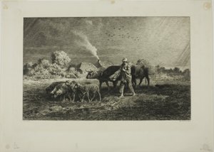 La tempesta da Charles Emile Jacque