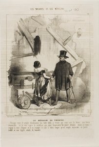 Il dottore del teatro (tavola 25) da Charles Emile Jacque