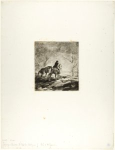 Viaggiatore a Cavallo da Charles Emile Jacque