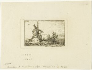 Mulino a vento da Charles Emile Jacque