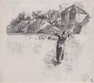 Donna che porta un fascio, ca. 1853