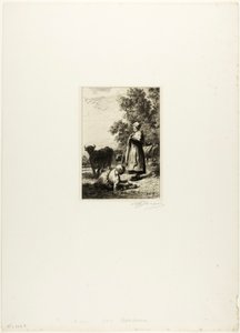 Giovani mandriani da Charles Emile Jacque