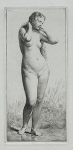 Giovane Donna che si Bagna