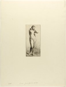 Giovane donna che fa il bagno da Charles Emile Jacque