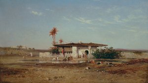 Paesaggio nordafricano, 1857 da Charles Émile de Tournemine